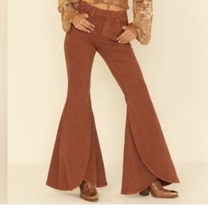 Shyanne Brown Flare & Wide Leg Jeans